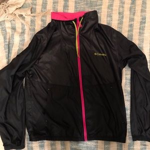 Columbia rain coat